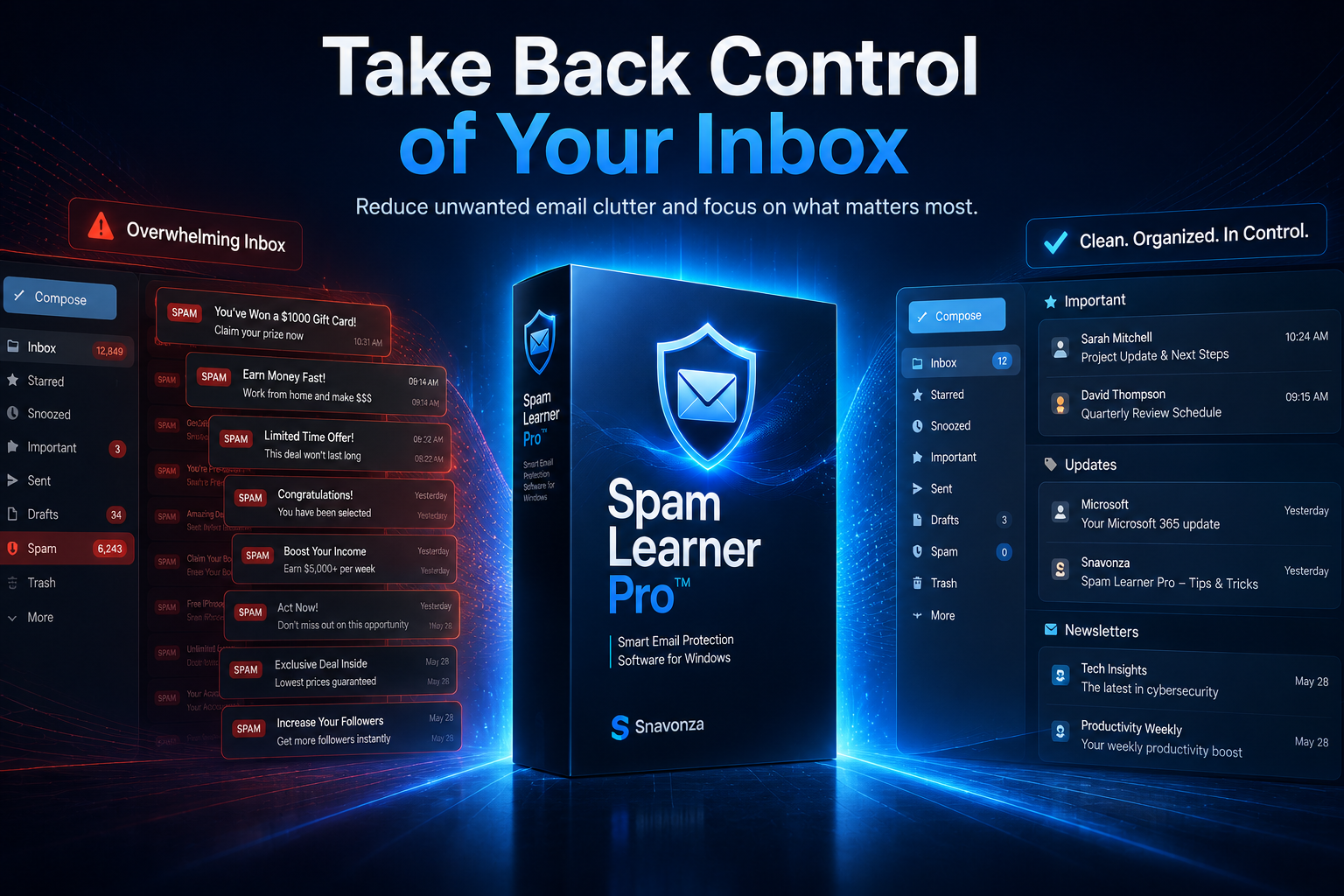 Spam Learner Pro™ | Smart Email Protection Software for a Cleaner, Safer Inbox